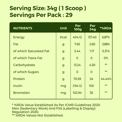 Yeast Protein Isolate 1Kg - Coconut Ice Cream