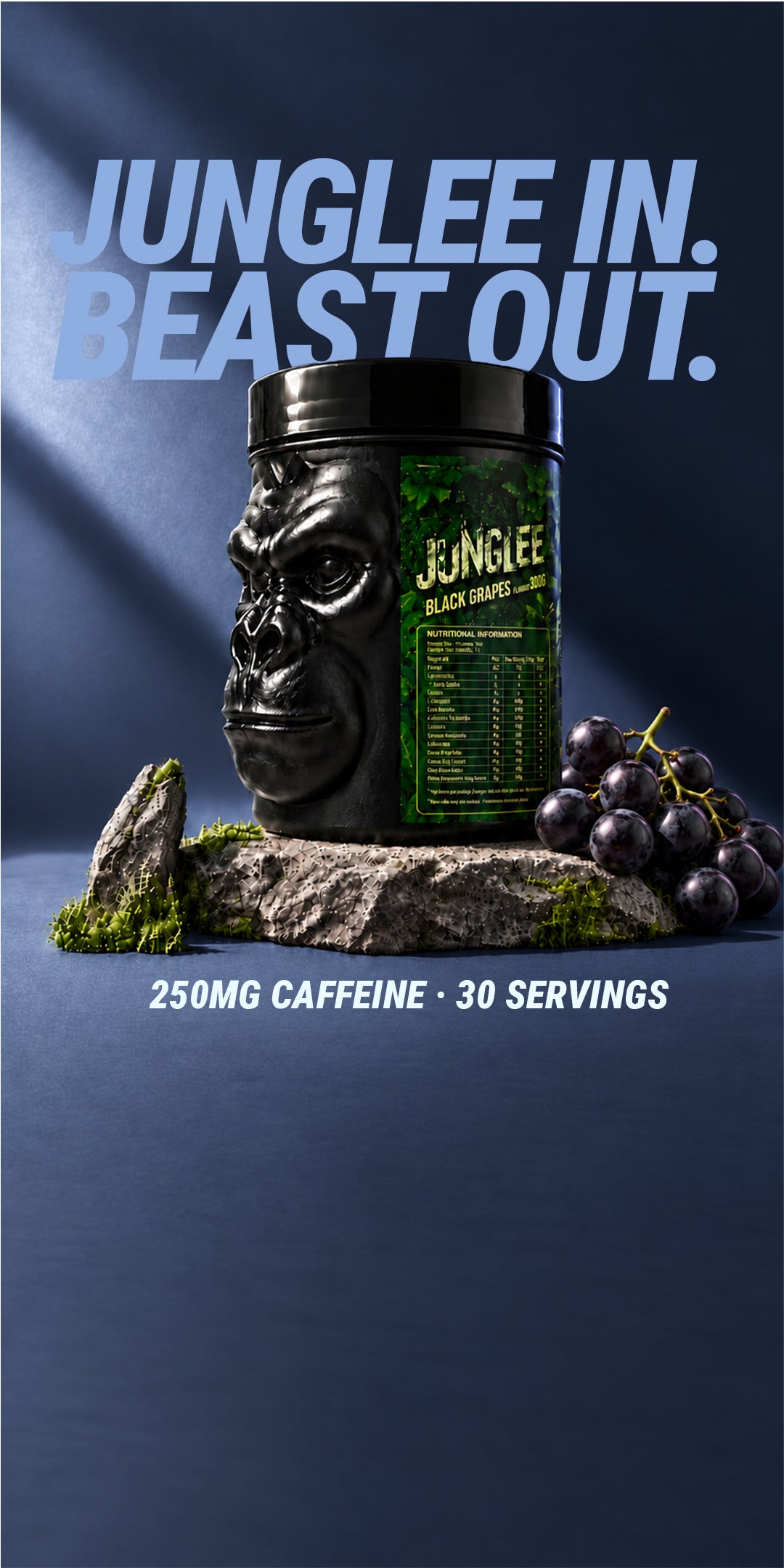 Junglee Pre Workout- Black Grapes