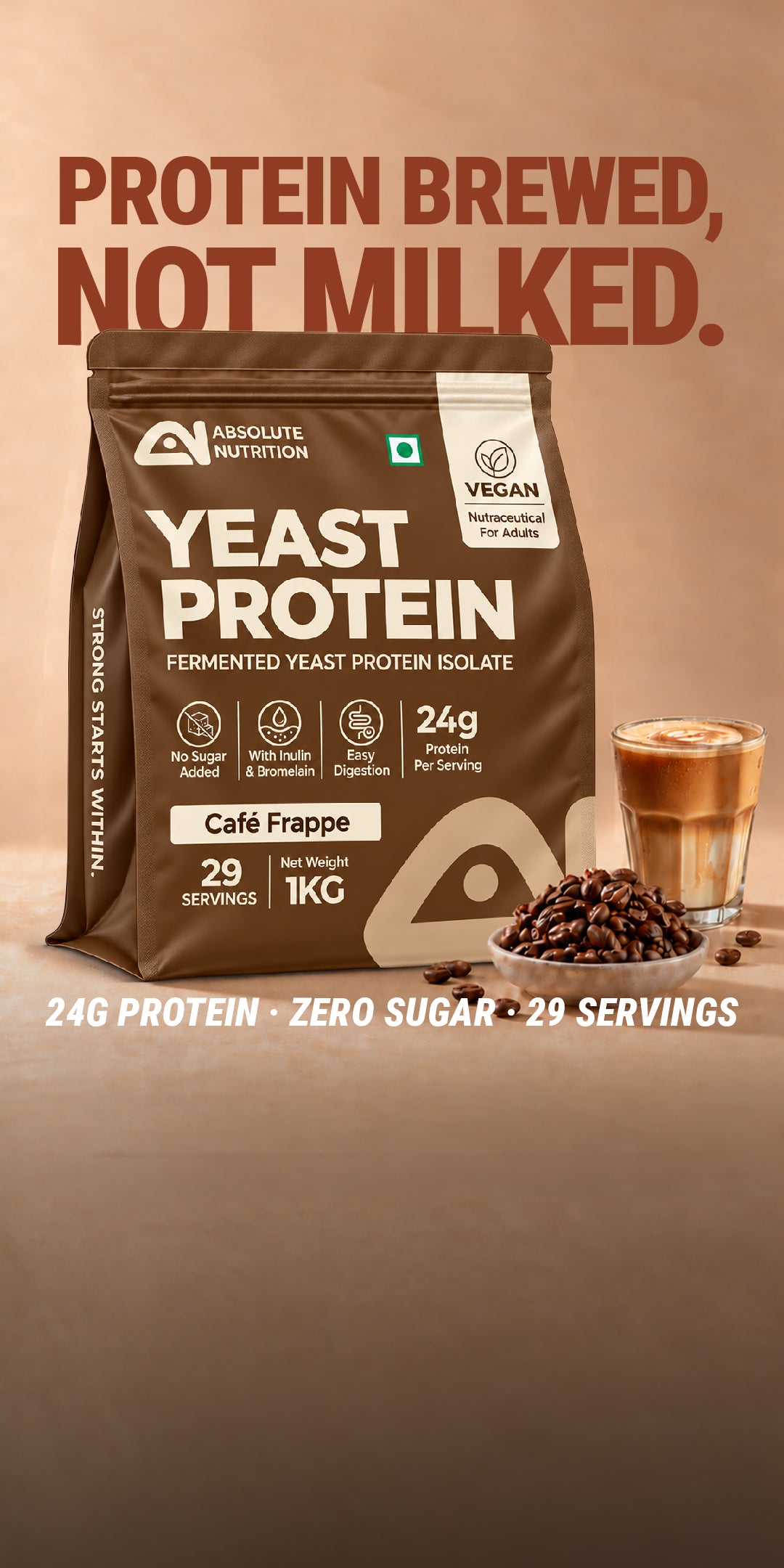 Yeast Protein Isolate 1Kg - Cafe Frappe