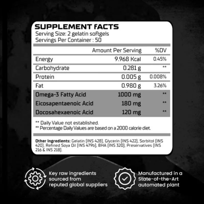 Absolute Nutrition Omega 3 Fish Oil