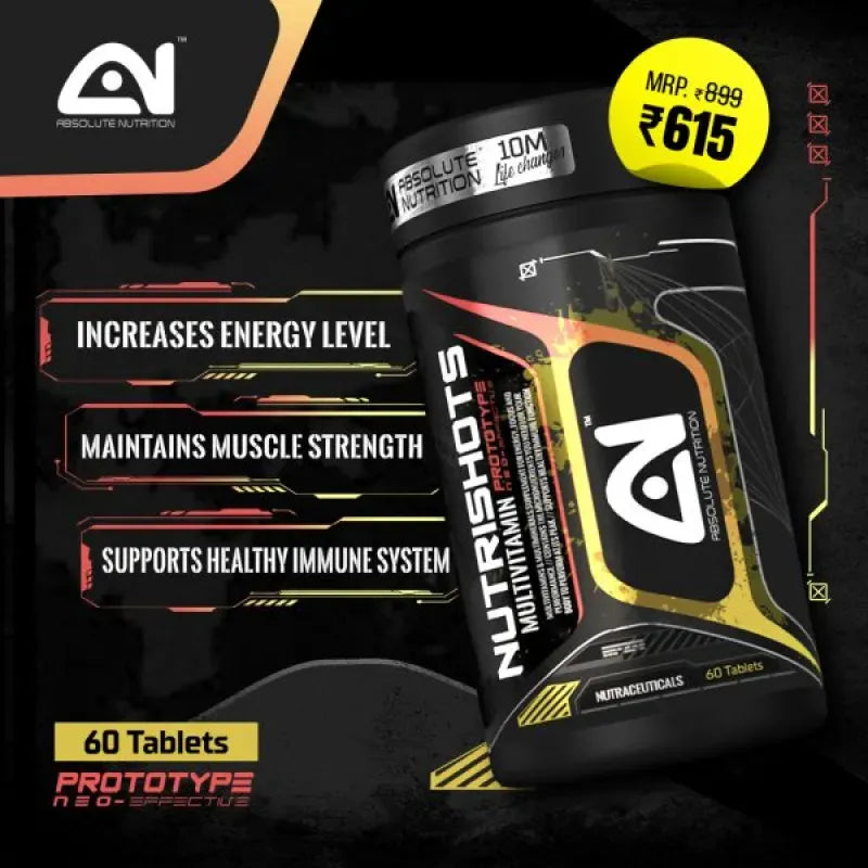 Absolute Nutrition Nutrishots Multivitamin