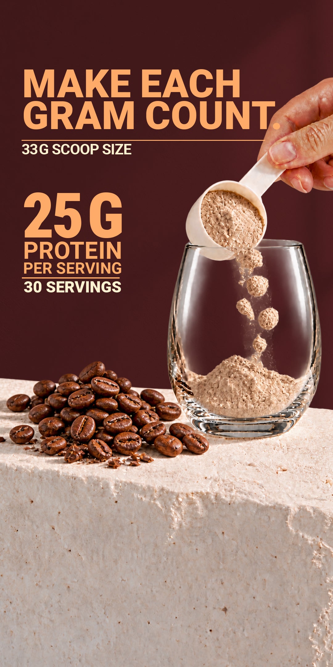 Whey Protein 1 Kg - Cafe Mocha