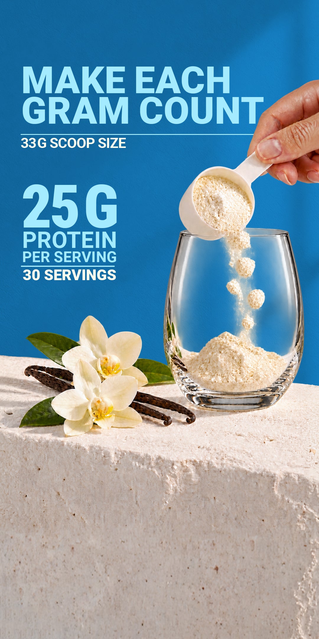 Whey Protein 1 Kg - Vanilla Icecream
