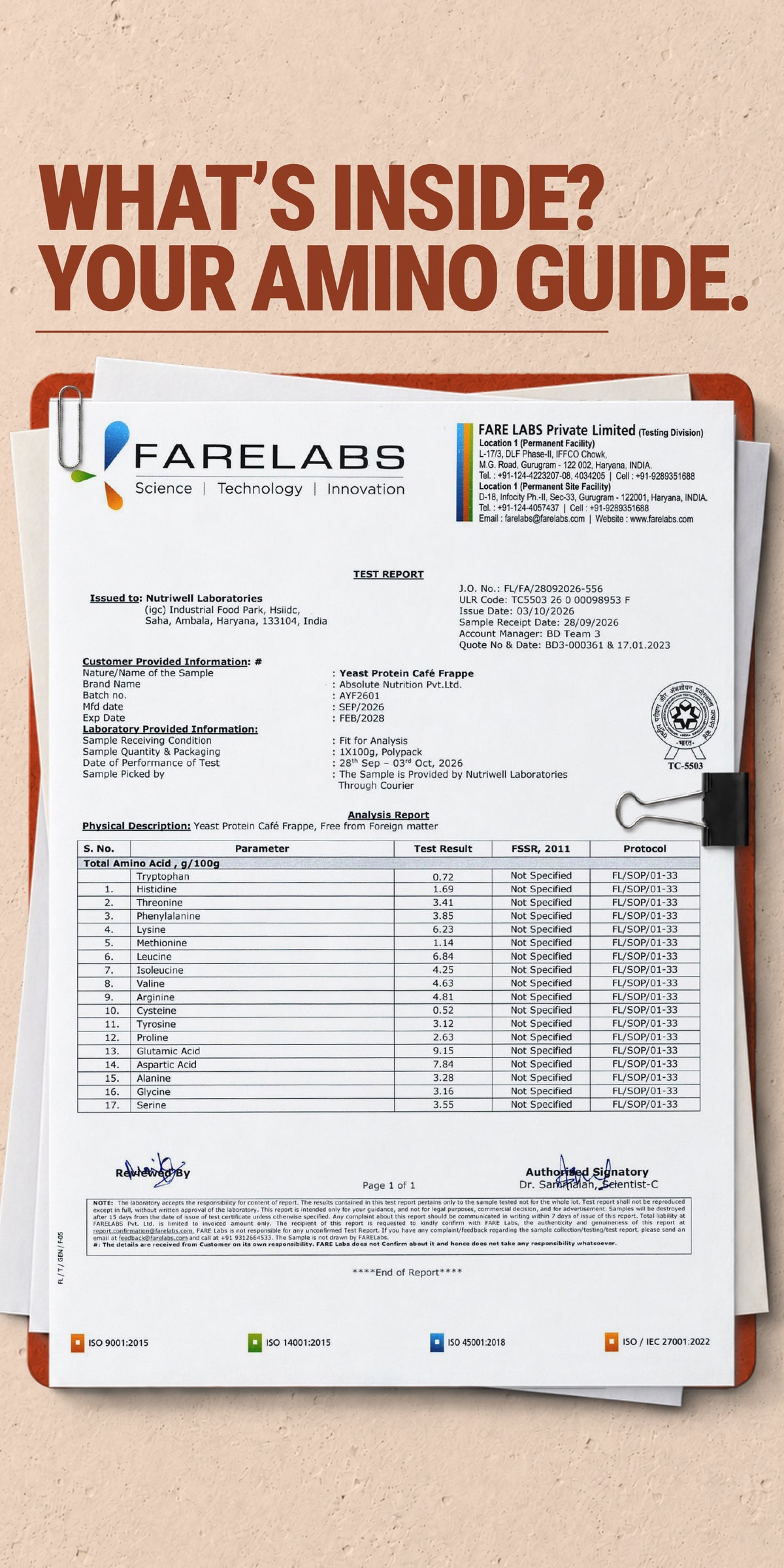 Yeast Protein Isolate 1Kg - Cafe Frappe