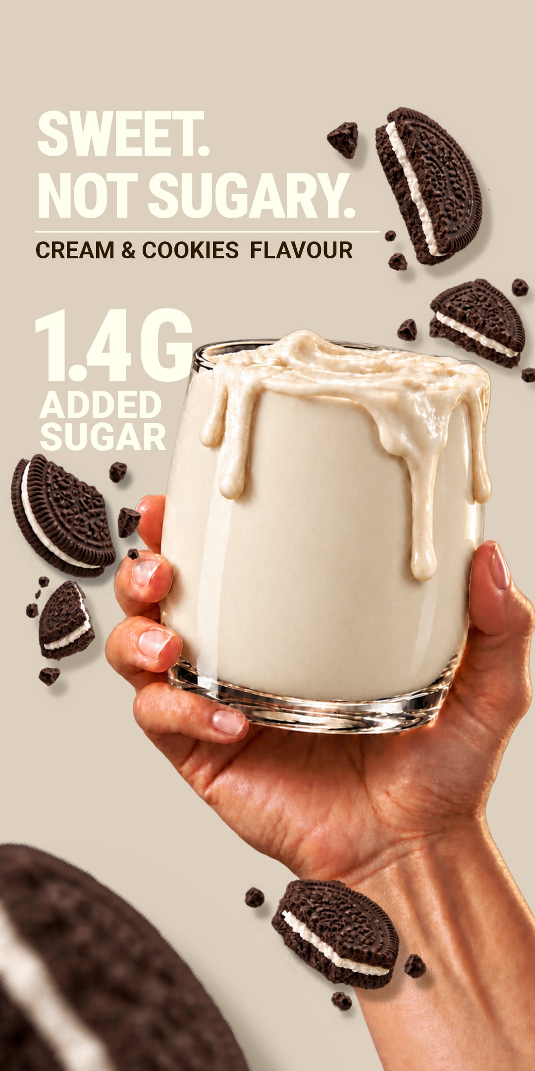 Whey Protein 1 Kg - Cream and Cookies