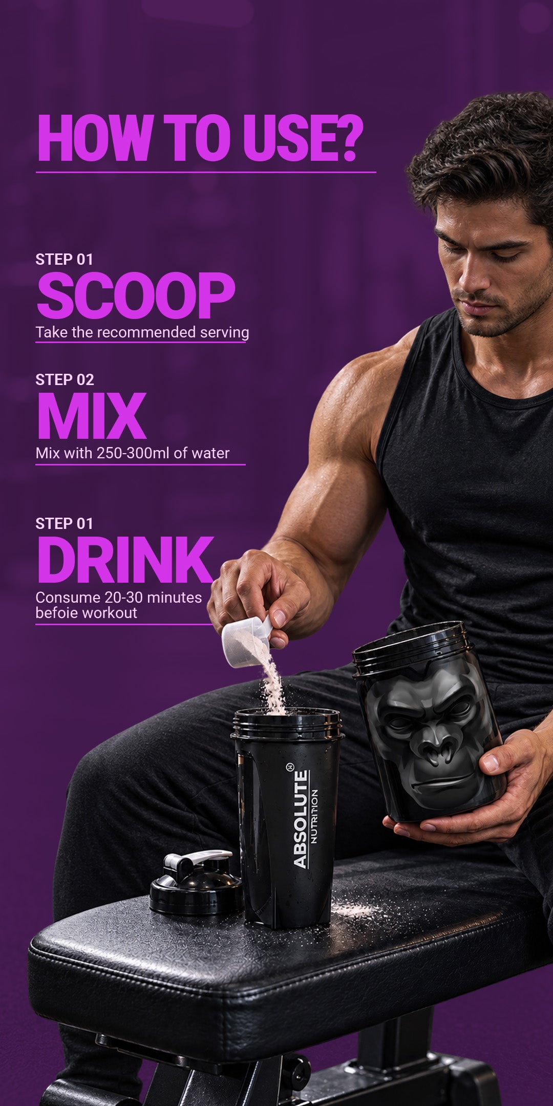 Junglee Pre Workout- Wild Berry