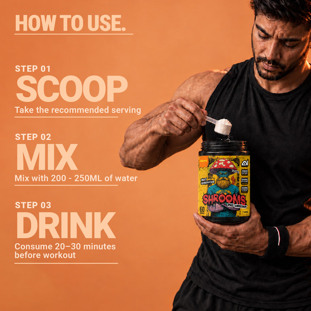 Shrooms Pre Workout - Orange