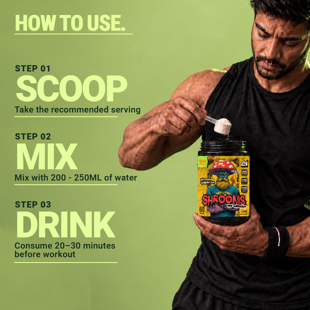 Shrooms Pre Workout - Citrus Lime