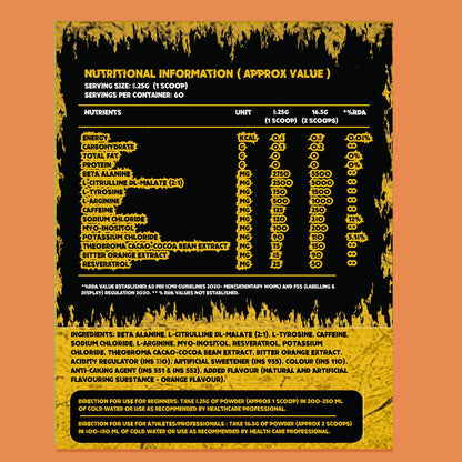 Shrooms Pre Workout - Orange