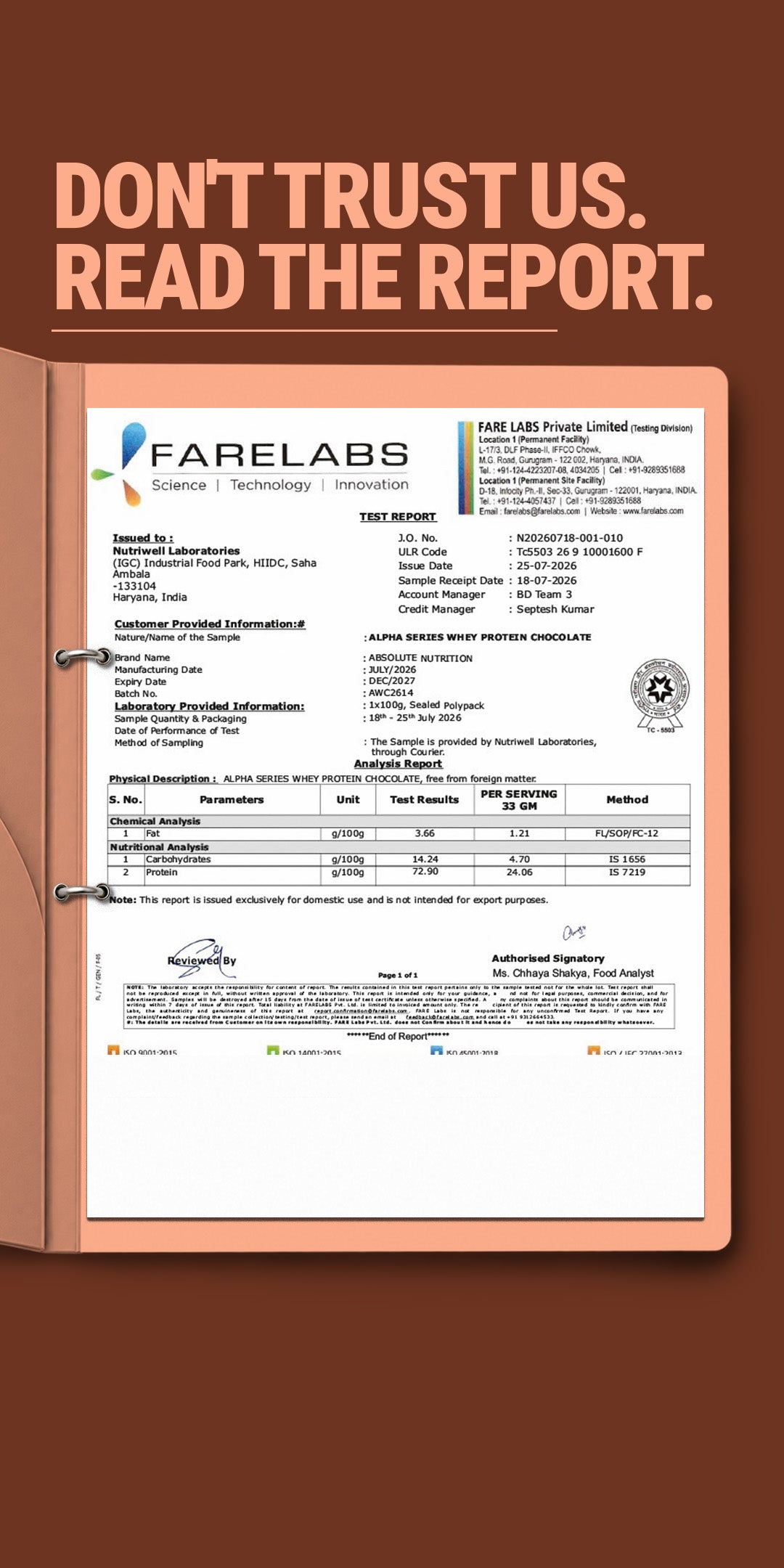 Whey Protein 1 Kg - Chocolate