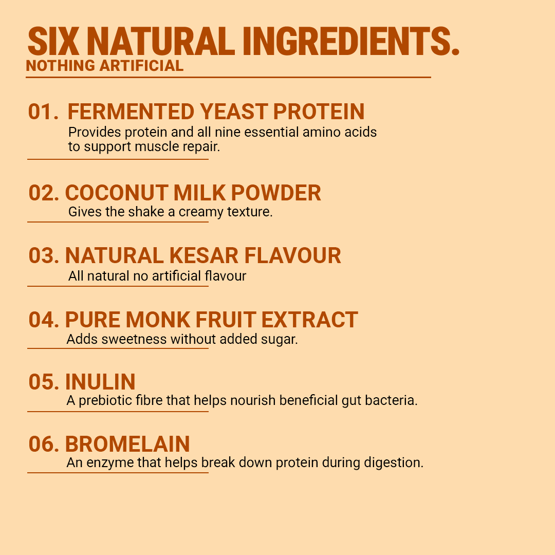 Yeast Protein Isolate 1Kg - Kesar Kulfi