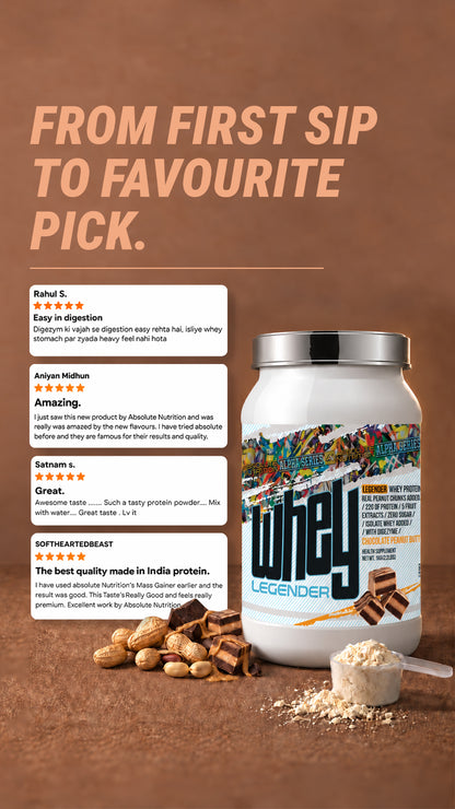 Legender Whey 1kg - Chocolate Peanut Butter