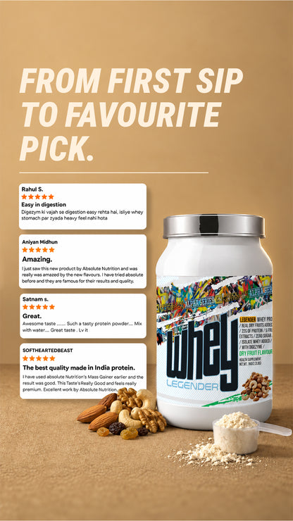 Legender Whey 1kg - Dry Fruit
