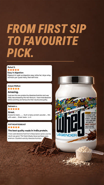 Legender Whey 1kg - Moist Chocolate