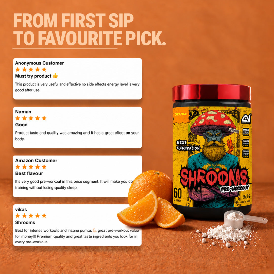 Shrooms Pre Workout - Orange
