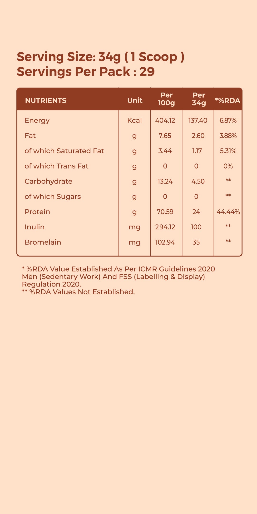 Fermented Yeast Protein Isolate 1Kg - Cafe Frappe