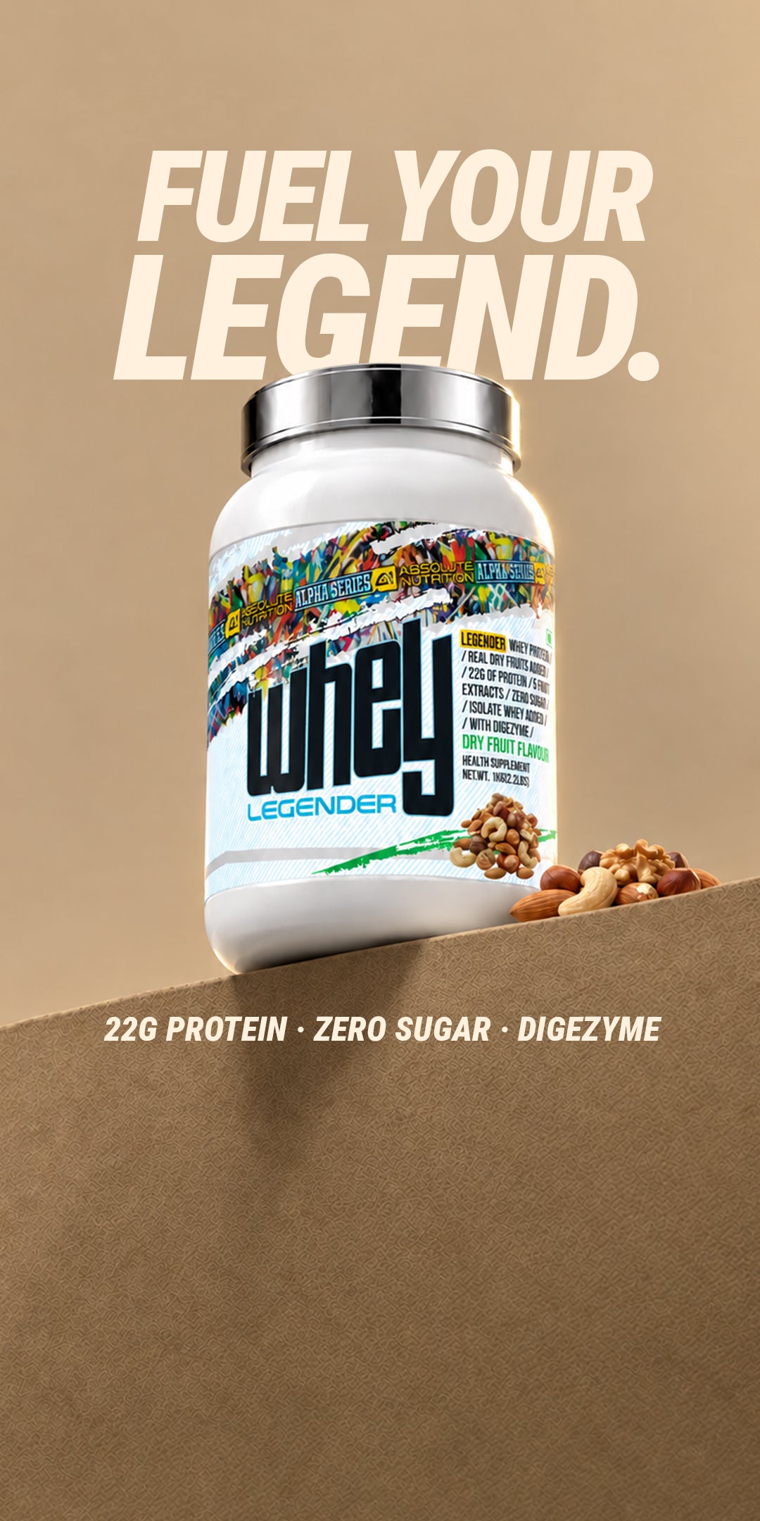 Legender Whey 1kg - Dry Fruit