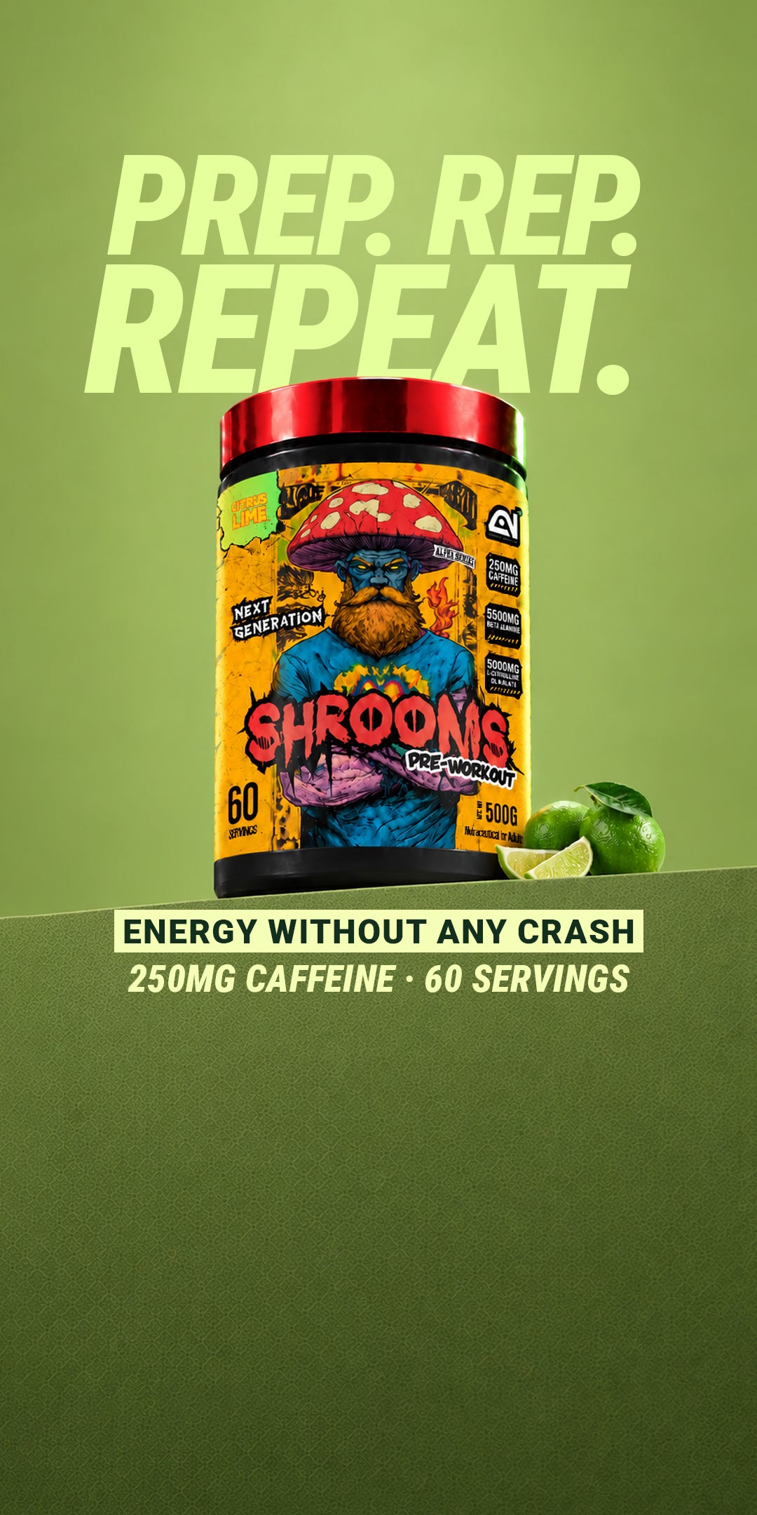 Shrooms Pre Workout - Citrus Lime