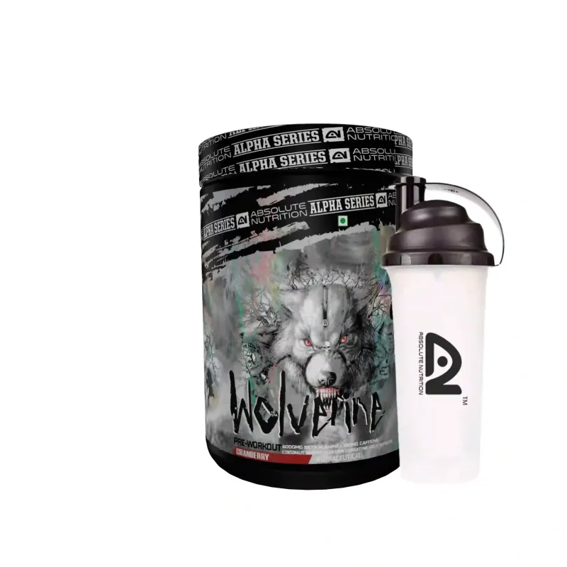 Wolverine Pre workout 450gm (Free Shaker)