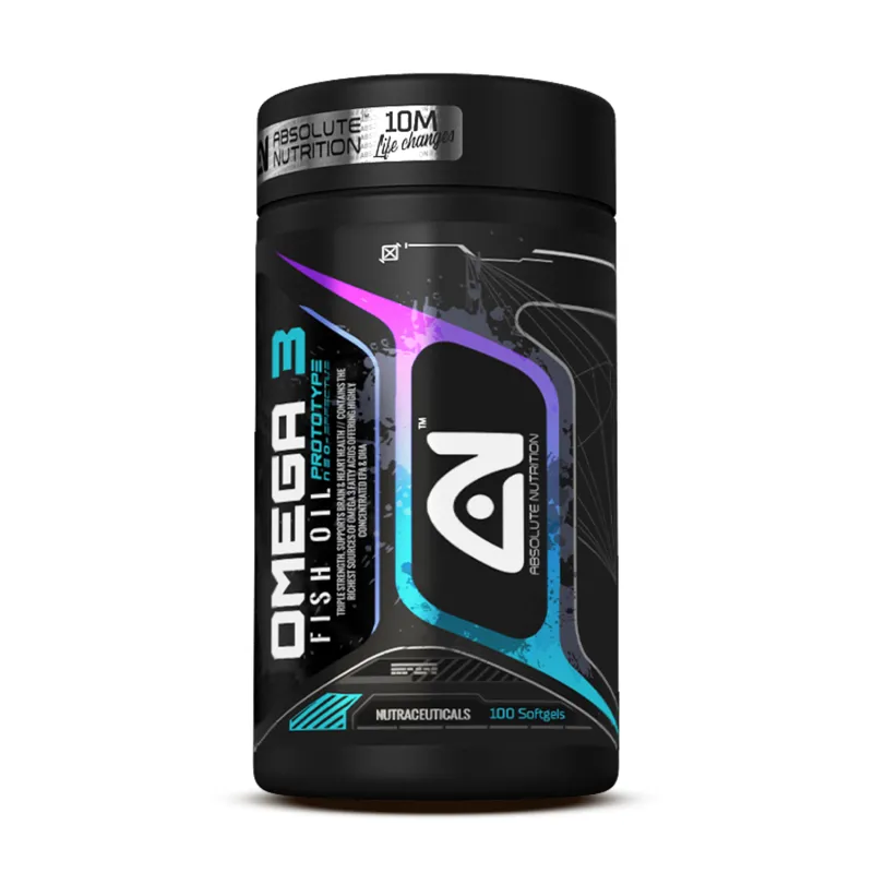 Absolute Nutrition Omega 3 Fish Oil – 100 Softgel Tablets