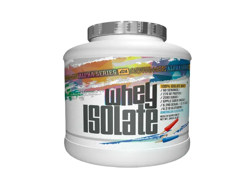 Absolute Nutrition’s Alpha Whey Isolate Protein 2 KG (With Shaker)