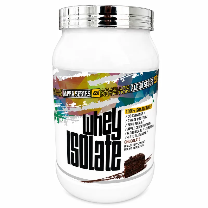 Absolute Nutrition’s Alpha Whey Isolate Protein (With Shaker)